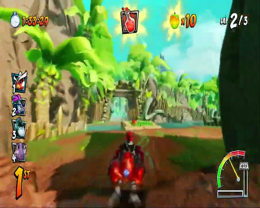 Crash Team Racing Nitro-Fueled - Red Warbler Penta Ninja Legendary Re-color Skin Gameplay