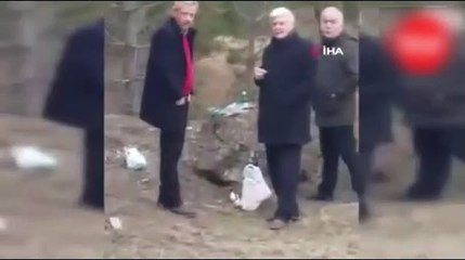 Devletin aracıyla ormanda alkol alan CHP'li başkana vatandaşlardan tepki!