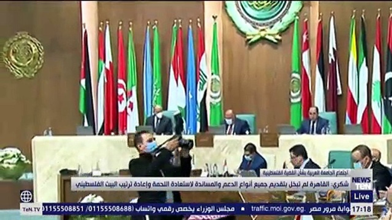 شكري يؤكد مواصلة مصر جهودها المستمرة لإنهاء الانقسام الفلسطيني