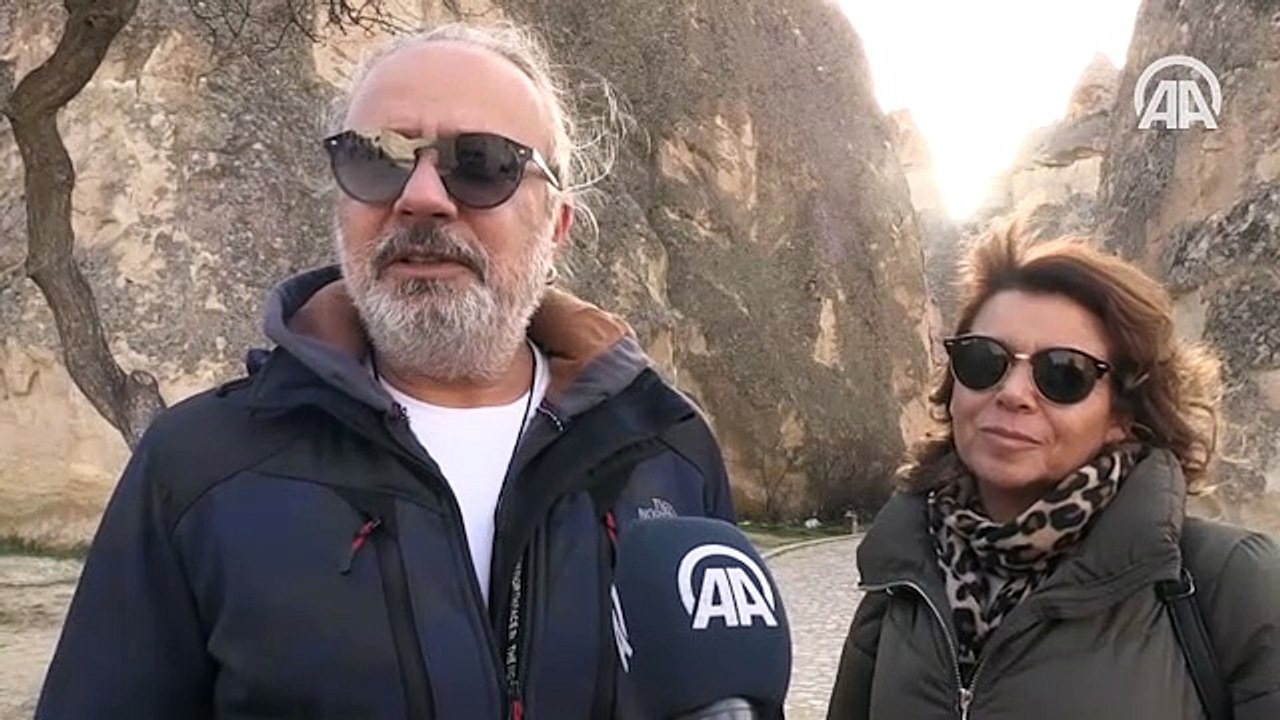 Kapadokya'da yarıyıl tatili yoğunluğu