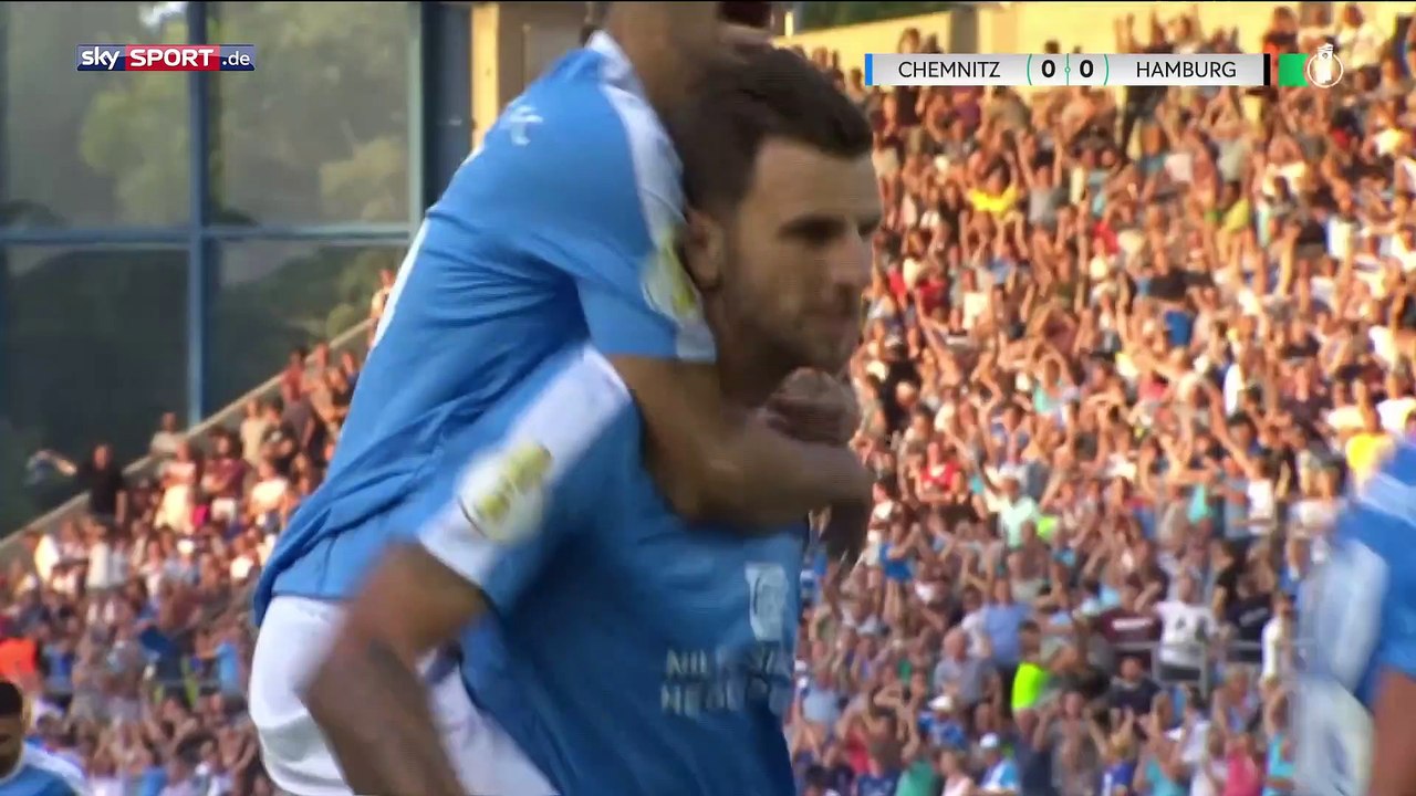 Chemnitzer FC - Hamburger SV Highlights - DFB-Pokal 2019/20 _ 1. Runde