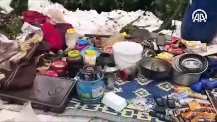 PKK'ya ait 8 sığınak bulundu