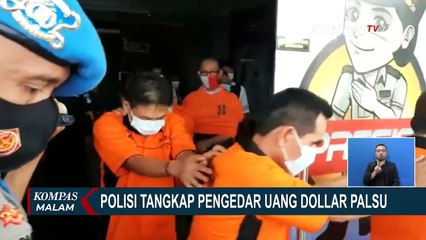 Polisi Tangkap 8 Orang Pengedar Uang Dollar Palsu di Tangerang Selatan!
