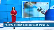 Palestina Terima 10.000 Dosis Vaksin Corona Sputnik V Rusia