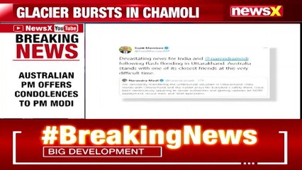 Australian PM Condoles PM Modi After Chamoli Glacier Disaster _ NewsX