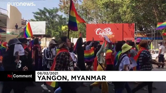 Thousands on Myanmar streets in anti-coup protests