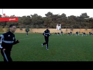 النشامى يتدربون استعداداً لمواجهتي سنغافوره والعراق