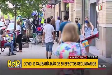 COVID-19 puede causar hasta 50 efectos secundarios a largo plazo