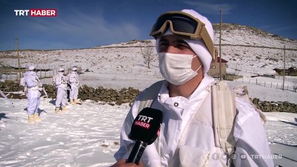 Yaylalarda eksi 30 derecede operasyon: Evler tek tek kontrol edildi