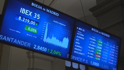 El Ibex 35 cierra su sexta sesión de subidas consecutivas en los 8.219 puntos