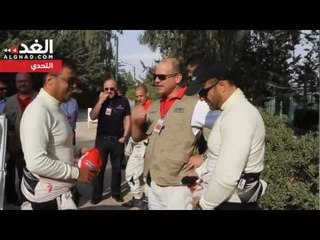 حوارات ودية للأمير فيصل مع متسابقي الرالي الوطني