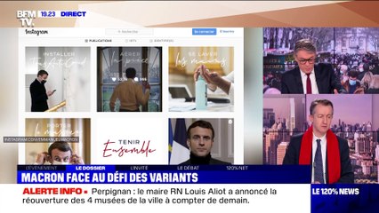 Covid-19 : Emmanuel Macron face au défi des variants - 08/02