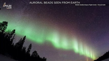 This Weird and Eerie Aurora Looks Like a Glowing Necklace in the Sky