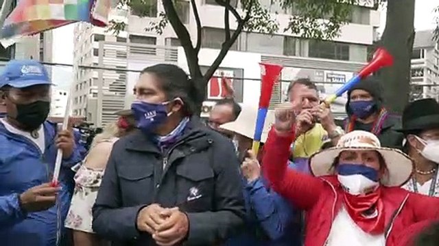 Ecuatorianos esperan con intriga definición de resultados electorales