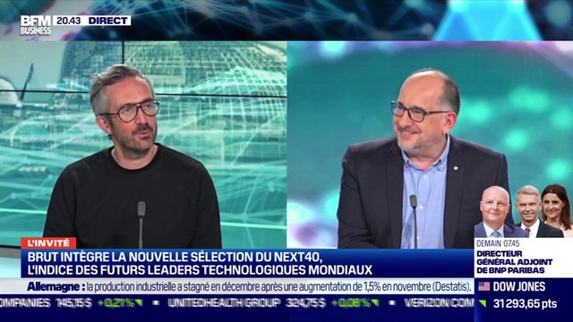 Guillaume Lacroix (Brut) : Brut intègre la nouvelle sélection du Next40 - 08/02