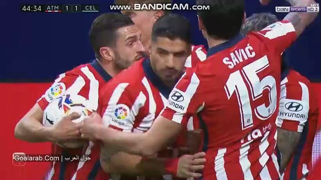 Atletico Madrid - Celta de Vigo 1-1 GOAL SUAREZ 08-02-2021