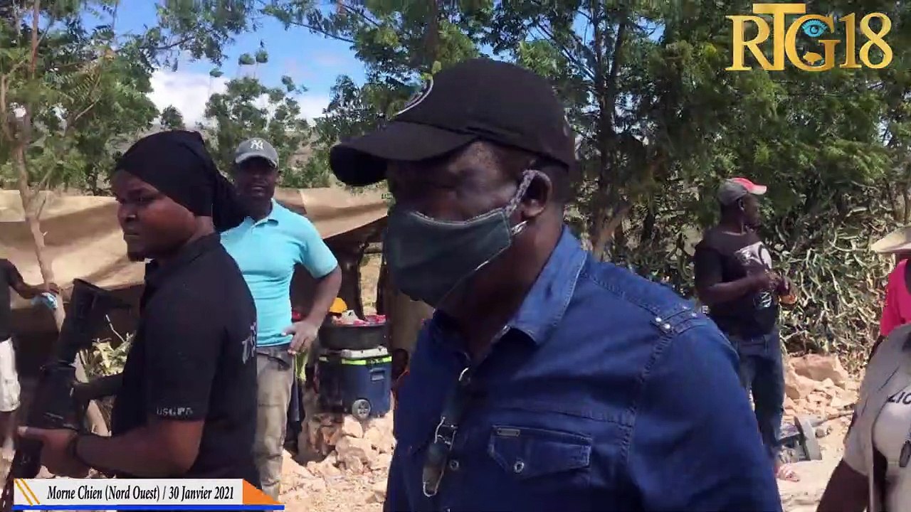 Nader Joiseus minis TPTC a vizite travay mòn chen an nan Nodwès kote 600 mèt wout deja betone