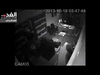 سرقة متجر بيع أسلحة في خريبة السوق