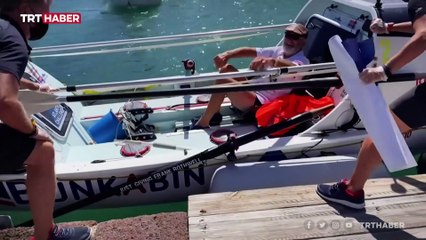 70 yaşında Atlas Okyanusu'nu geçerek rekora imza attı