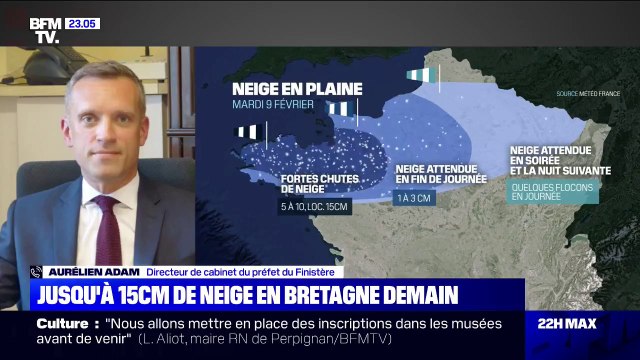 Neige dans le Finistère: Il n'y aura pas de transports scolaires ce mardi, selon la préfecture