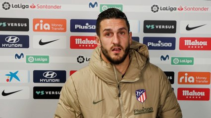 Koke: "En el primer tiempo no nos hemos sentido muy cómodos"