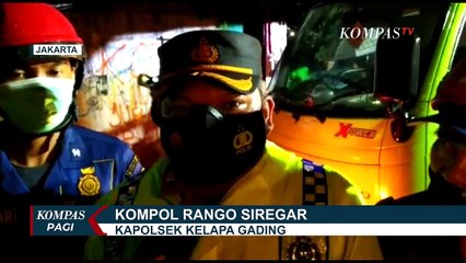 Pengendara Tertimpa Pohon Akibat Hujan dan Angin Kencang