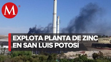 Reportan explosión en planta de zinc de San Luis Potosí