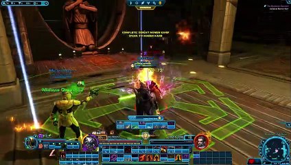 SWTOR - Armored Sith vs Nomen Kar (Sith Warrior Boss Fight)