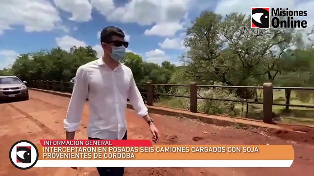 Interceptaron en Posadas seis camiones cargados con soja provenientes de Córdoba