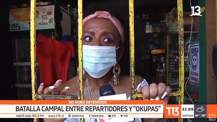 Okupas vs "echaitos pa elante": batalla en Valparaíso - T13