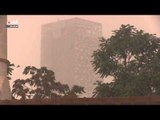 مشاهد للغبار الكثيف من عمان صباح اليوم
