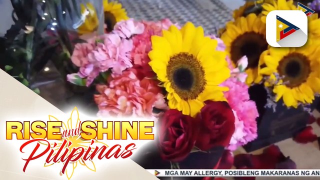 SAY IT WITH FLOWERS: DIY flower arrangement para sa inyong special someone ngayong Valentine's Day