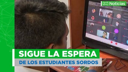 Algunos colegios siguen sin intérpretes