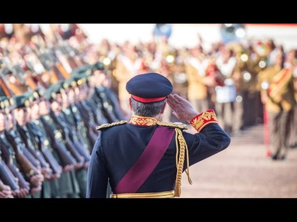 استعراض العلم  في ملخص نشاطات جلالة الملك 28 أيار – 2 حزيران 2016