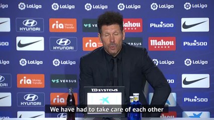 Simeone defends Atletico's Covid protocols