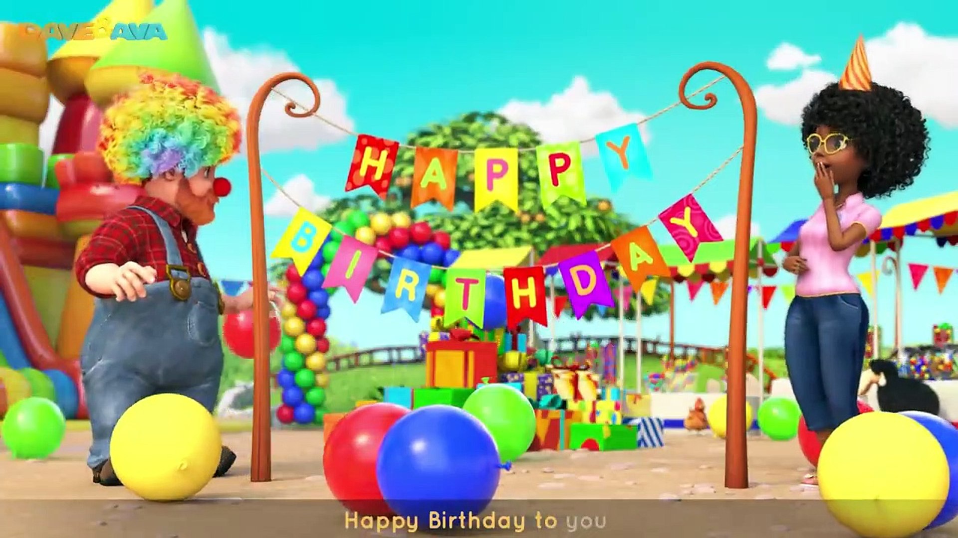 Happy Birthday Song | Baby Songs & Nursery Rhymes from Dave and Ava - video  Dailymotion