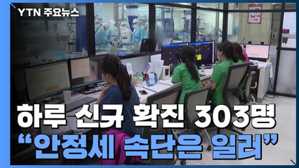 잠시 후 거리두기 토론회...신규환자 303명 / YTN