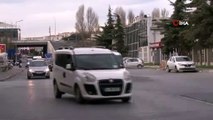 Gaziosmanpaşa'da kazaya neden olan hatalı dönüş kamerada