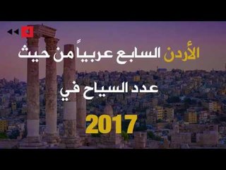 الأردن السابع عربياً من حيث عدد السياح في 2017
