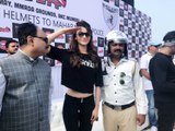 Urvashi Rautela, Amit Sadh At Ride for Safety Indias Biggest Road Safety Awareness Campaign 2018
