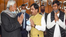 Nitish Cabinet: Shahnawaz Hussain takes oath in Urdu