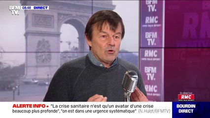 Nicolas Hulot: "La grande leçon de cette crise c'est qu'il vaut mieux réagir en amont que quand les effets sont là"