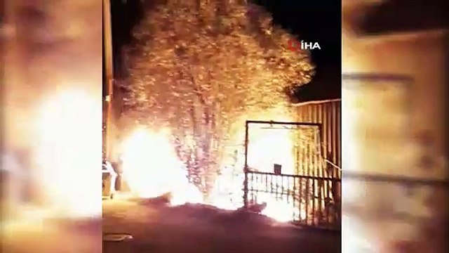 Plastik enjeksiyon kalıbı fabrikasında yangın