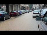 عجلون: أمطار غزيرة وتشكل سيول على الطرق