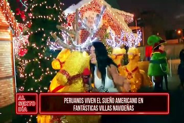 Peruanos viven el sueño americano en fantásticas villas navideñas