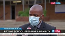 Paying school fees not a priority