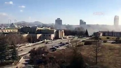 TBMM yerleşkesinde yangın