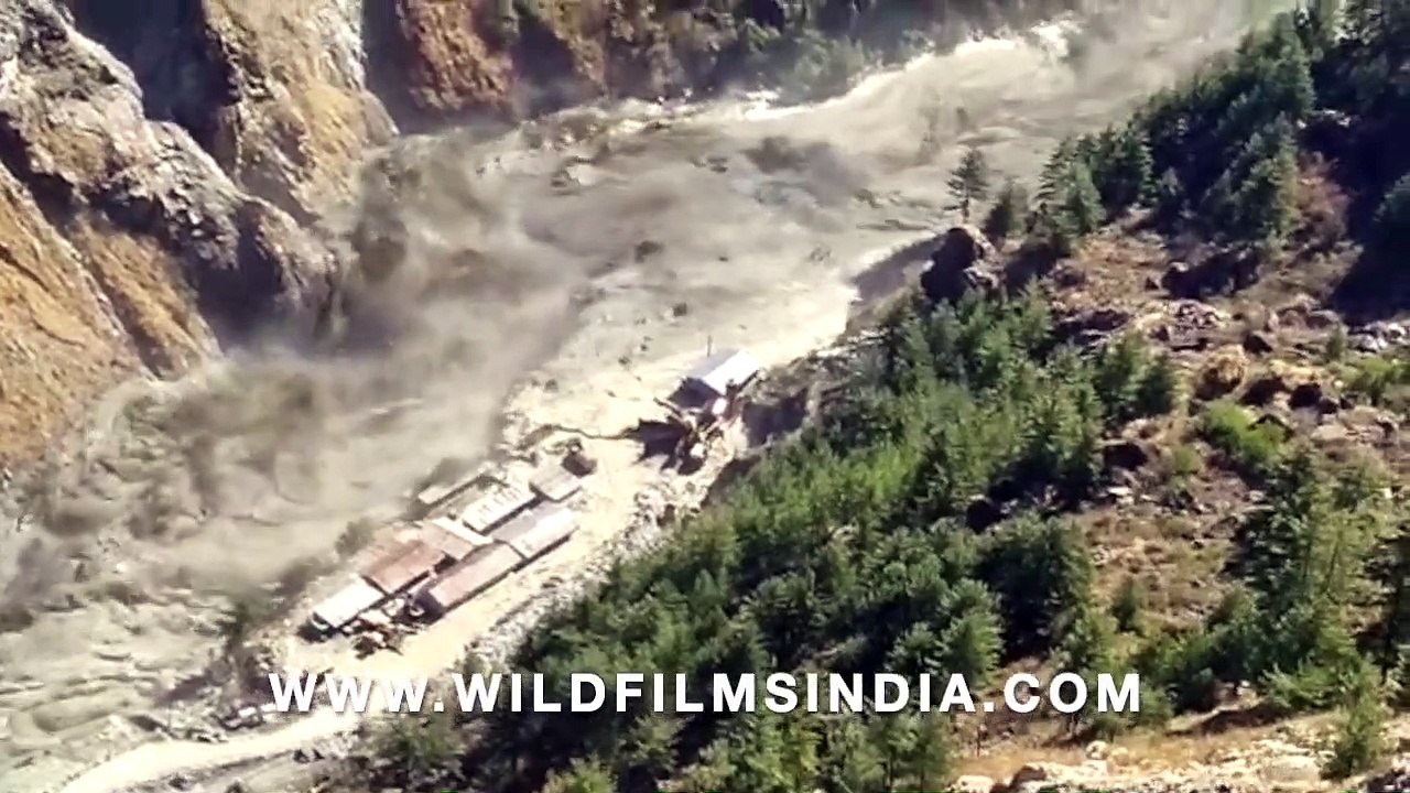 Nanda Devi glacier sudden surge gushes down Alaknanda Ganga river valley on 7th February 2021