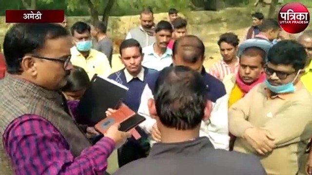 गौशाला निरीक्षण के दौरान ग्राम प्रधान और ग्रामीणों में बवाल