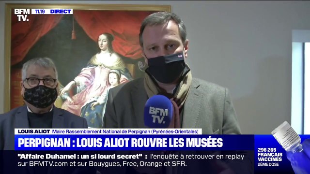 Réouverture des musées de Perpignan: le maire RN Louis Aliot appelle à vivre avec le virus